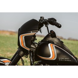 PARE-BRISE KILLER CUSTOM CAFE RACER HARLEY DAVIDSON FXLRS SOFTAIL LOW RIDER S 2020-2024