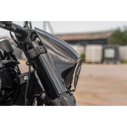 CUPOLINO FARO C/GRIGLIA AGGRESSOR NERO HARLEY DAVIDSON FXFB/S SOFTAIL FAT BOB 18-22