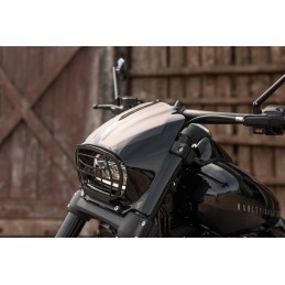 CUPOLINO FARO C/GRIGLIA AGGRESSOR NERO HARLEY DAVIDSON FXFB/S SOFTAIL FAT BOB 2018-25
