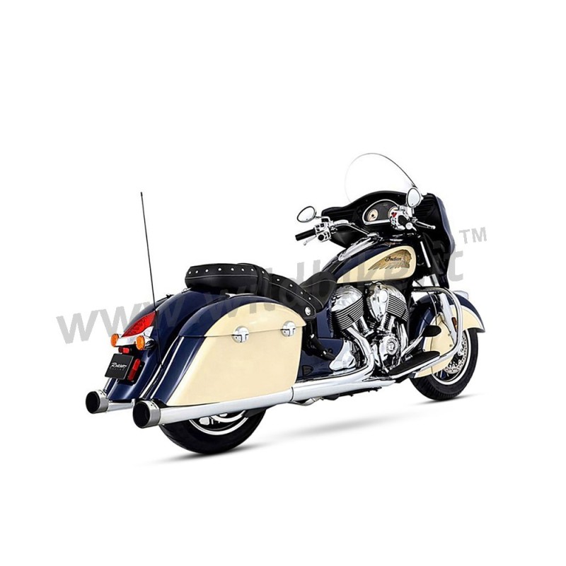 SCARICHI MARMITTE SLIP-ON RINEHART 4" CROMATI INDIAN TOURING CRUISER 2014-2026