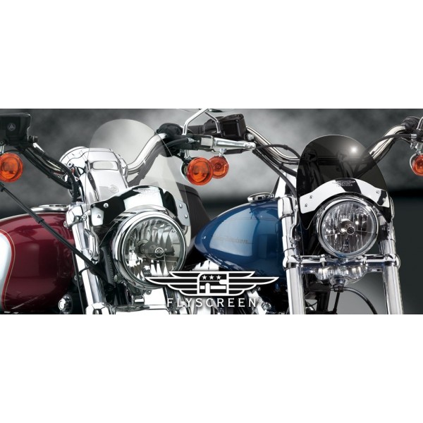 FLYSCREEN MINI WINDSHIELD FOR HARLEY DAVIDSON FXBB STREET BOB 18-23