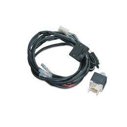 UNIVERSAL WIRING HARNESS RELAY BUTTON KIT  MOTORCYCLE AND HARLEY DAVIDSON HEADLIGHTS