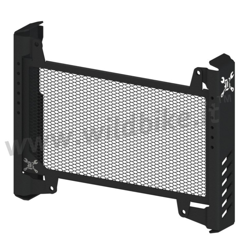 RADIATOR GUARD BURLY SLASH CUT BLACK HONDA CMX 1100 ABS REBEL