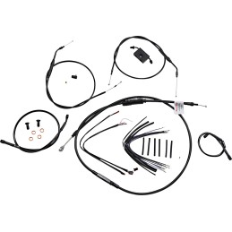 KIT COMPLET ÉTENDU CÂBLES GUIDON APE HANGER 14" HARLEY DAVIDSON XL SPORTSTER 14-21