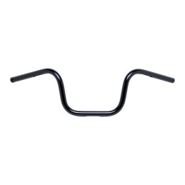 GUIDON COMPLET MINI APE HANGER 8" NOIR AVEC CÂBLE HARLEY DAVIDSON XL SPORTSTER 14-21