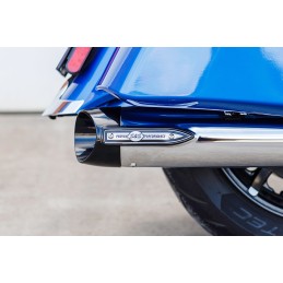 SCARICHI SLIP-ON S&S BROADHEAD SLASH CUT CROMATI INDIAN TOURING CRUISER 2014-2026