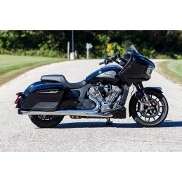 CHROME EXHAUST MUFFLERS SLIP-ON S&S BROADHEAD SLASH CUT INDIAN TOURING CRUISER 2014-2026