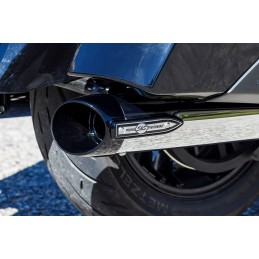 POT DÉCHAPPEMENTS SLIP-ON S&S BROADHEAD SLASH CUT CHROME INDIAN TOURING CRUISER 2014-2026