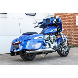 SCARICHI SLIP-ON S&S BROADHEAD SLASH CUT CROMATI INDIAN TOURING CRUISER 2014-2026