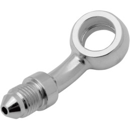 CHROME BANJO FITTING 35° 7/16" - AN 3 BRAKE LINE MOTORCYCLE AND HARLEY DAVIDSON
