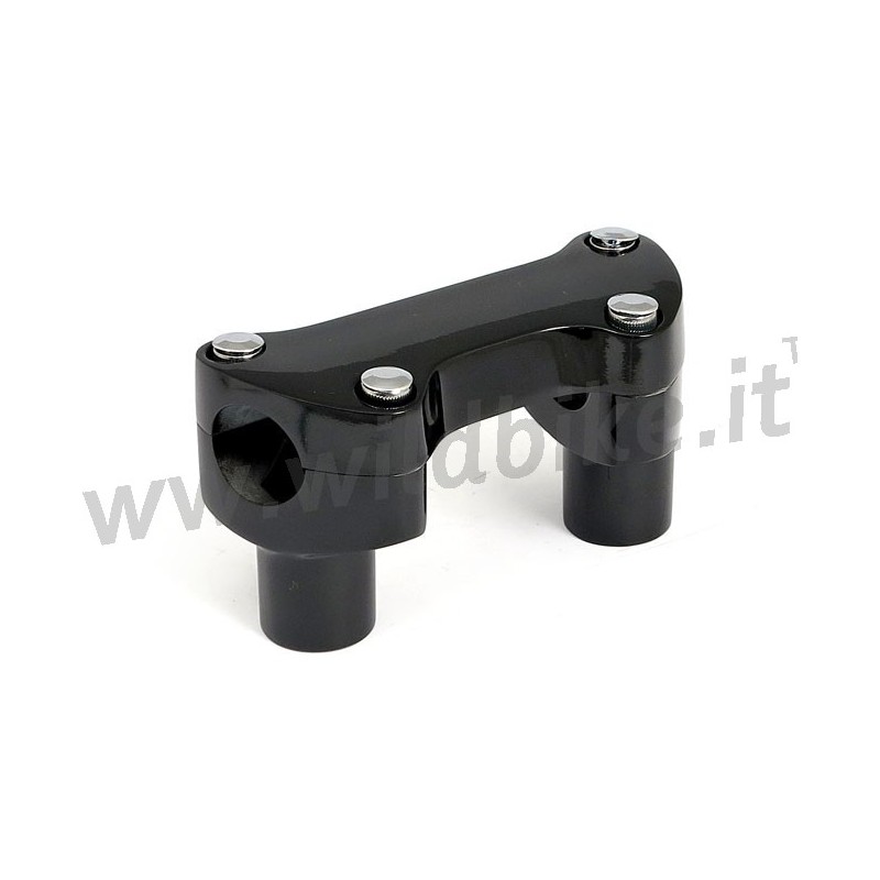 RISER ELEVATEUR GUIDON MCS NOIR 2" 5 CM POUR  HARLEY DAVIDSON