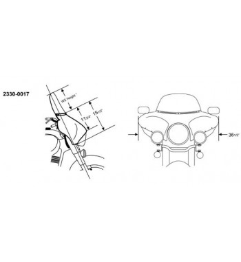 CARENATURA BATWING FAIRING HARLEY DAVIDSON FLSTF SOFTAIL FATBOY '90-'13