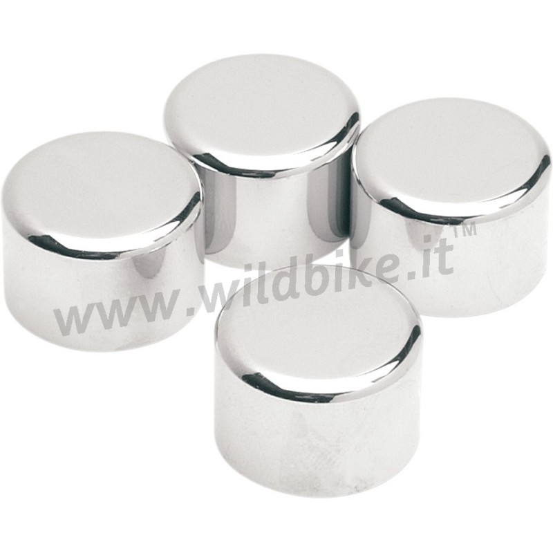 CHROME 12 POINT BOLTS COVERS FOR BRAKE CALIPERS HARLEY DAVIDSON