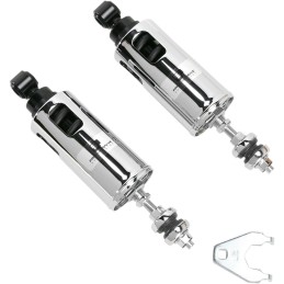 REAR SHOCKS ADSORBER PROGRESSIVE 422 SD CHROME HARLEY DAVIDSON FXST FLST SOFTAIL 00-17