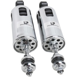 REAR SHOCKS ADSORBER PROGRESSIVE 422 HD CHROME HARLEY DAVIDSON FXST FLST SOFTAIL 00-17