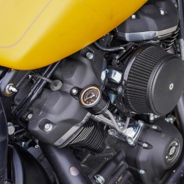 ÖLDRUCKANZEIGE ARLEN NESS SCHWARZ KIT HARLEY DAVIDSON SOFTAIL M-EIGHT 18-22