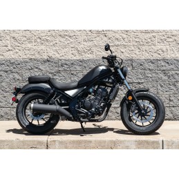 SELLA COMFORT 2UP IN PELLE MUSTANG TRIPPER NERA PER HONDA CMX 1100 ABS REBEL