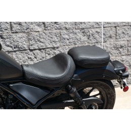 SITZ COMFORT 2UP LEDER MUSTANG TRIPPER SCHWARZ FÜR HONDA CMX 1100 ABS REBEL