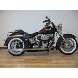 SYSTÈME D'ÉCHAPPEMENT MCJ 2IN2 ROYAL 80 DROITE/GAUCHE HARLEY DAVIDSON FXST FLST SOFTAIL 2007-2017