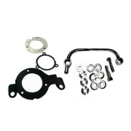 BLACK CRANKCASE BREATHER KIT AIR FILTER FOR HARLEY DAVIDSON SOFTAIL M-EIGHT 18-23