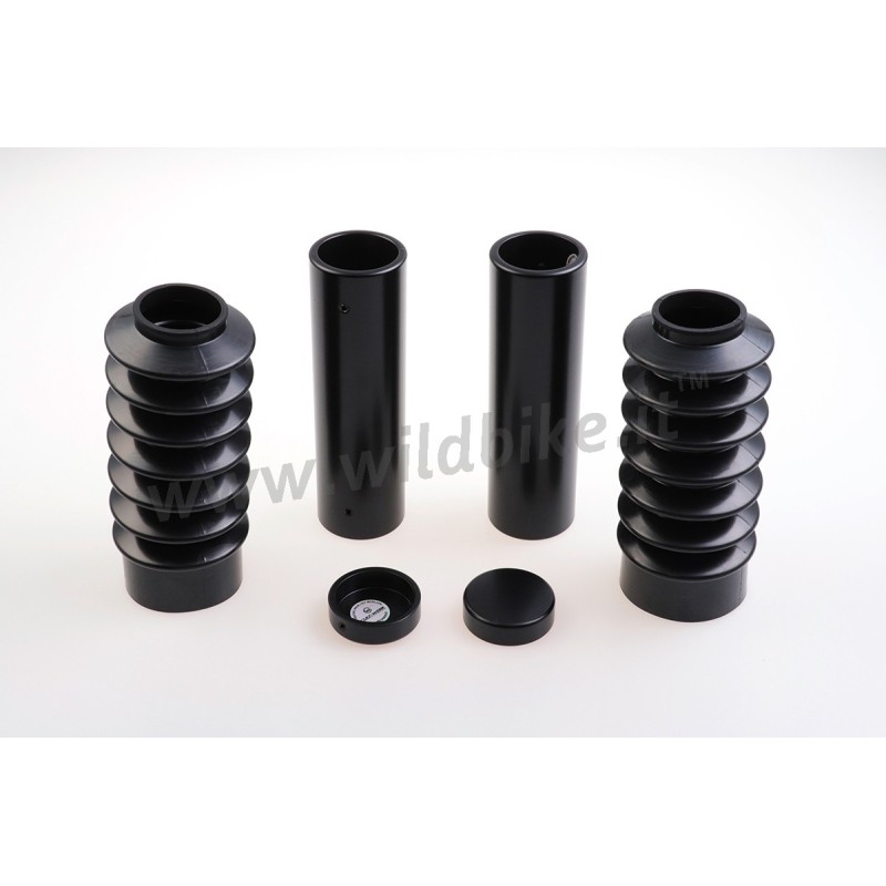 KIT COUVERCLE TUBE DE FOURCHE LONG NOIR HARLEY DAVIDSON RH 975 NIGHTSTER ABS 22-23