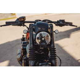 FORK TUBE COVER KIT LONG BLACK HARLEY DAVIDSON RH 975 NIGHTSTER ABS 22-24