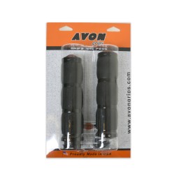 MANOPOLE AVON AIR CUSHION NERE DA 1" 25 MM PER MOTO CUSTOM
