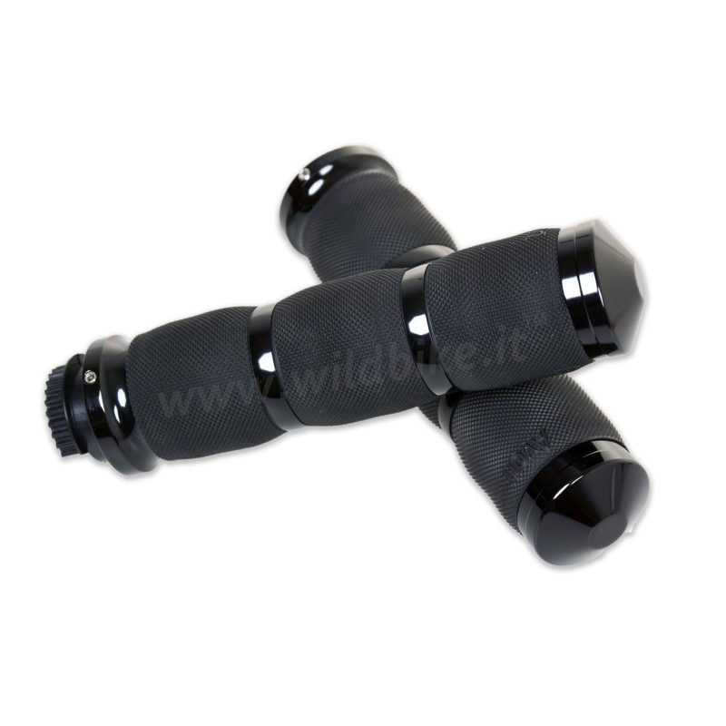 MANOPOLE AVON AIR CUSHION NERE DA 1" 25 MM PER MOTO CUSTOM