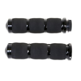 POIGNEES AVON AIR CUSHION 1" 25 MM NOIR CUSTOM MOTO