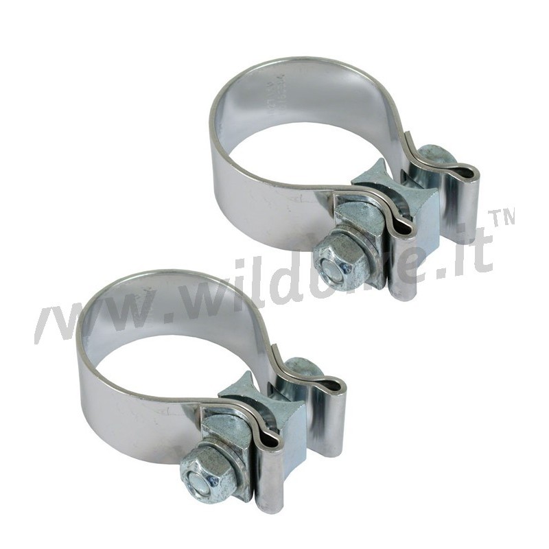 MORSETTI STAFFE COLLARI CLAMP DI SERRAGGIO 1-7/8" OEM 65283-94  PER SCARICHI HARLEY DAVIDSON