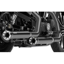 SCARICHI TERMINALI SLIP-ON COBRA RPT 3" NERI HARLEY DAVIDSON FXD DYNA 92-17