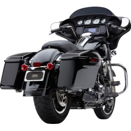 AUSPUFF COBRA 2IN1 TURN OUT SCHWARZ HARLEY DAVIDSON FLH FLT TOURING 17-22