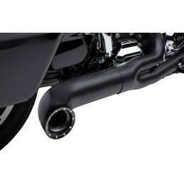 AUSPUFF COBRA 2IN1 TURN OUT SCHWARZ HARLEY DAVIDSON FLH FLT TOURING 17-22