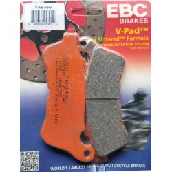 PLAQUETTE DE FREIN AVANT EBC® SEMI-SINTERED POUR HARLEY DAVIDSON XL SPORTSTER 14-20