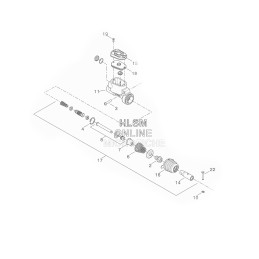 BREMSPUMPE HINTERE OEM SCHWARZ HARLEY DAVIDSON XL SPORTSTER 14-22