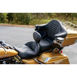 SELLA IN PELLE MUSTANG TOURING DELUXE™ NERA HARLEY DAVIDSON FLH FLT TOURING 09-23