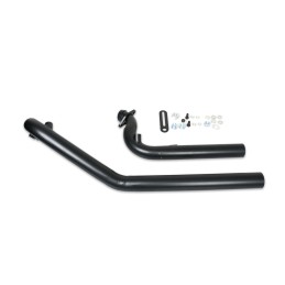 BLACK EXHAUSTS WYATT GATLING® DRAG PIPE FOR INDIAN SCOUT 15-23