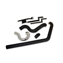 BLACK HEADERS DUAL SYSTEM MCJ HARLEY DAVIDSON FXS FLS SOFTAIL 00-06