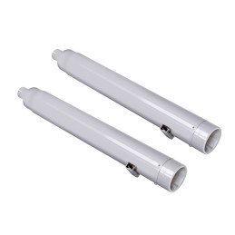 EXHAUST MUFFLERS RINEHART 3" DUALS SLIP-ON CHROME HARLEY DAVIDSON FLS/FLST SOFTAIL 07-17