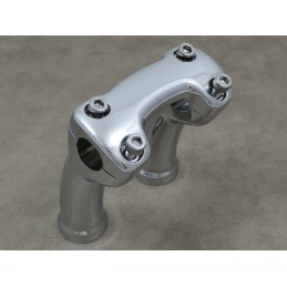 RISER GUIDON COMPLETE 4.5" 115 MM Chrome pour HARLEY DAVIDSON