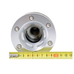 UNIVERSAL MEGAPHONE AUSPUFF SUPER CONE SCHWARZ/CHROM MOTORRAD CUSTOM UND HARLEY DAVIDSON