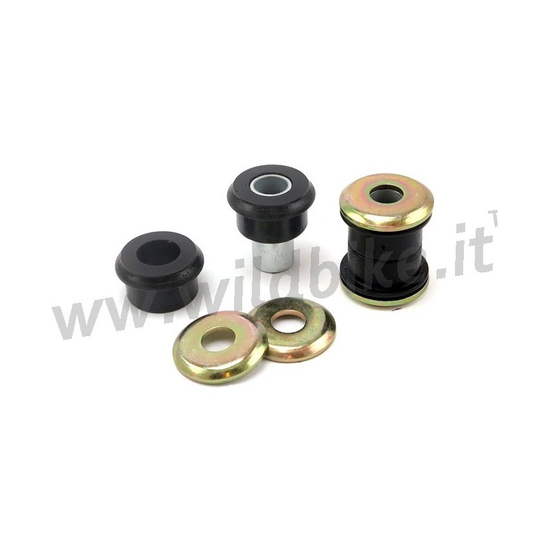 BOCCOLE ANTIVIBRAZIONI POLIURETANO SOFT SILENT BLOCK PER MANUBRIO HARLEY DAVIDSON 73-17