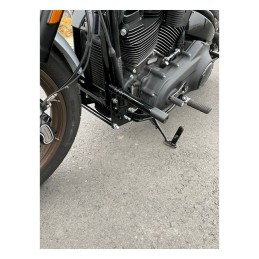 TUBE PROTECTEUR DE MOTEUR KODLIN CLUB STYLE NOIR HARLEY DAVIDSON SOFTAIL 2018-25