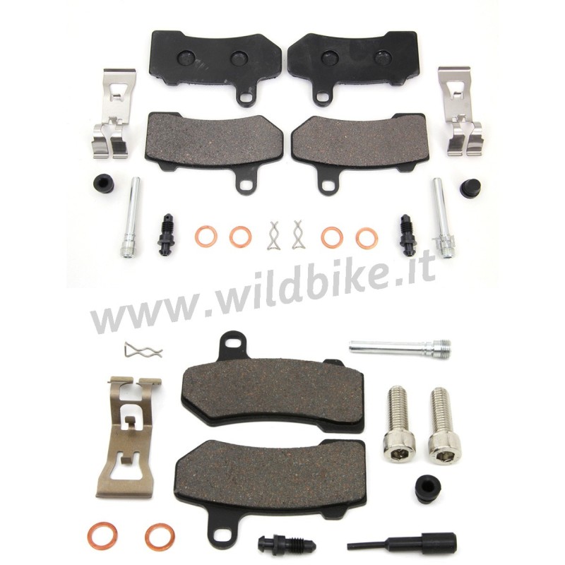 PLAQUETTES DE FREIN DURA CERAMIC KIT COMPLETES HARLEY DAVIDSON FLH FLT TOURING 08-23