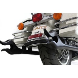 AUSPUFFANLAGEN ERWEITERUNG WYATT FLAME 36" SCHWARZ HARLEY DAVIDSON FLH FLT TOURING 95-16