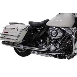 COLLECTEURS WYATT DRESSER DUALS CHROMEE ECHAPPEMENTS HARLEY DAVIDSON FLH FLT TOURING 1995-2016