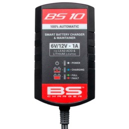 BATTERY CHARGER AND MAINTAINER BS 10 FOR MOTORCYCLE AND AUTO