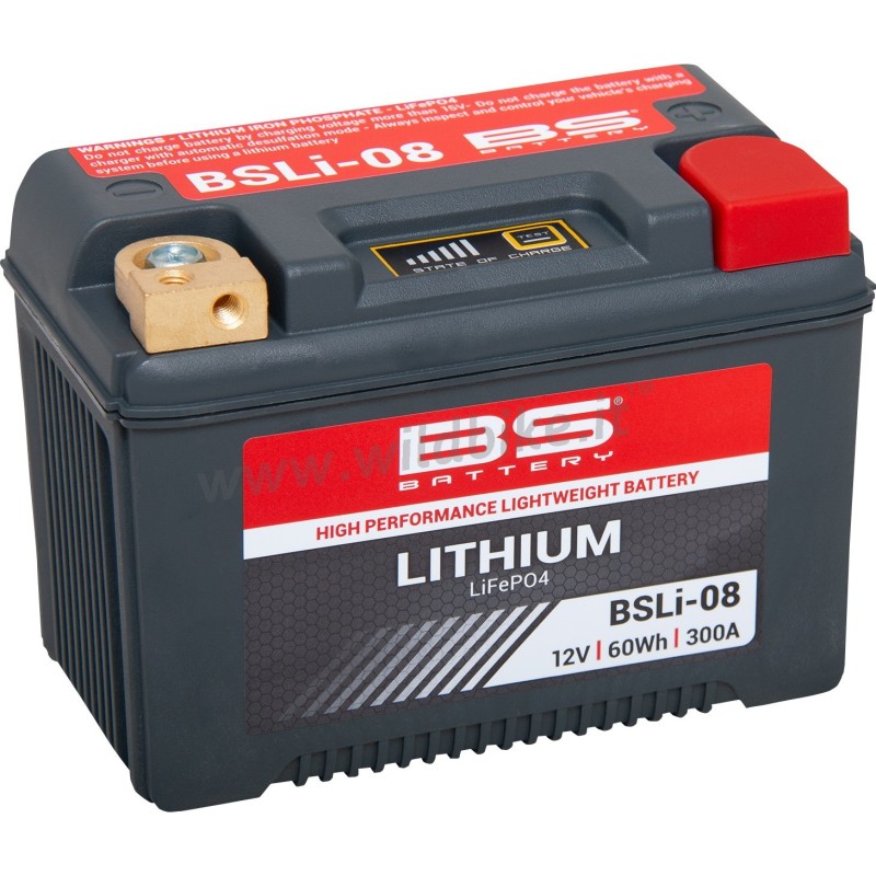 LITHIUM AKKU BSLi-08 12 V 60 Wh (5 Ah) CCA 300 HARLEY DAVIDSON XL SPORTSTER 2004-22