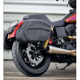 SADDLEBAGS DXT SPORT EXPANDABLE FOR HARLEY DAVIDSON FXD DYNA 91-17