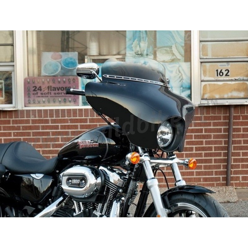 BATWING FAIRING VERKLEIDUNG WINDSCHUTZSCHEIBE HARLEY DAVIDSON XL1200C SPORTSTER CUSTOM 96-10